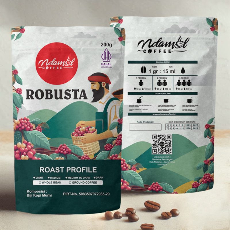 Biji Matang Whole Bean Kopi Robusta Lereng Semeru - Image 2